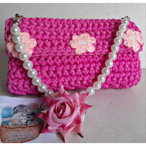 Pink hand bag -  Adaline Hongray Craft