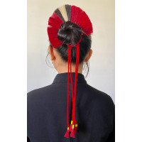 Red Ethnic Inspiration Hair Accessories 