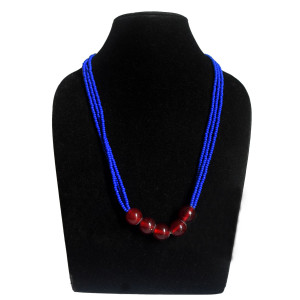 Red blossoms Ao inspired necklace - Ethnic Inspiration