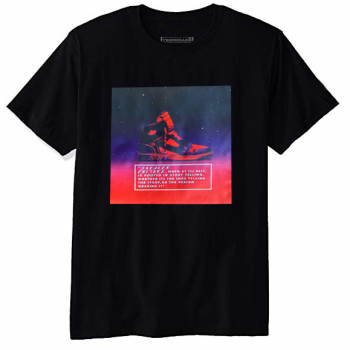 Sneaker Culture Printed Black Tshirt - Teenshade