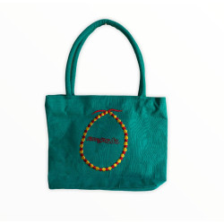 Rangabrsa necklace Designed Hand bag - Evergreen