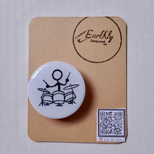 Picture of playing drum white popsocket- Earthly Inspired 2020