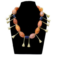 Ao Naga Tribe Necklace made with Agate Stone 
