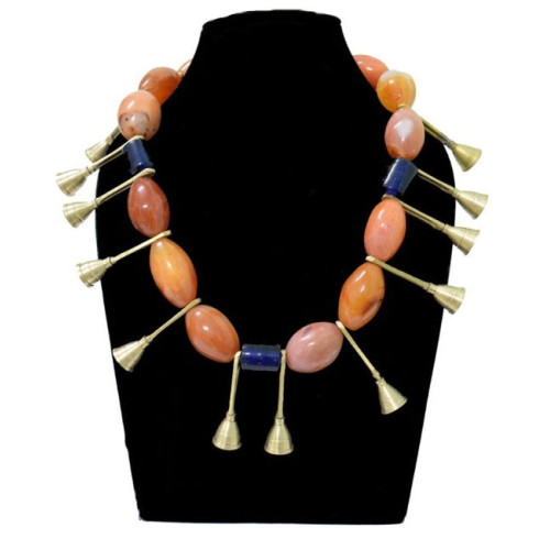 Ao Naga Tribe Necklace made with Agate Stone 