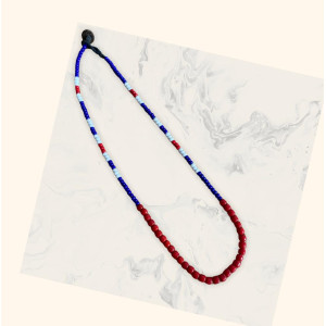 Inspired tribal necklace with small beads - Ethnic Inspirations