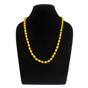 Orange and Yellow Beaded Necklace - Ethnic Inspiration
