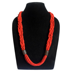 Red Beaded Necklace Women - Ethnic Inspiration