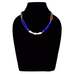 Twist of Shades beaded Necklace - Ethnic Inspiration