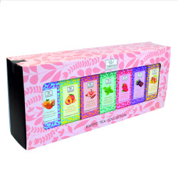 Exotic Tea collation in Pink gift box Seven assorted tea 140 Tea Bag - Turyaga