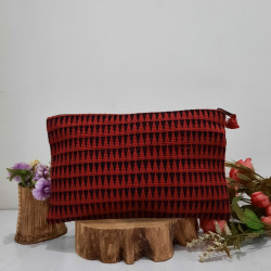 Red and black multi purpose - Chizami Weaves