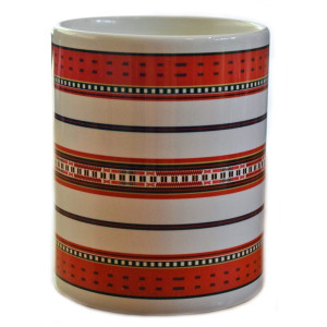 Mug printed with Chakhesang Naga Women motif design