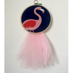 Pink Flamingo with pink drape - IDYLLIC Creations Nagaland