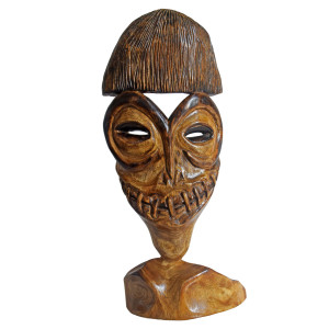 Home Decor Wooden Handcrafted Mask Medium - Indigi Craft