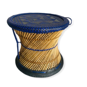 Handcrafted mooda navy blue pattern