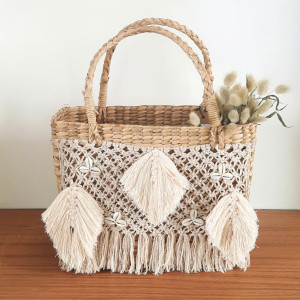 Water Reed Casual Hand bag - Indigi Craft