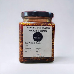 Mom's Pickles Crisp Chilli with Peanuts and Sesame 250gm