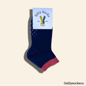 Red grippers  Unisex Socks- Silly Socks