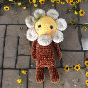Soft Sunflower Crochet handmade doll - Craft and Creations Nagaland