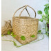 Water-reed Hand crafted double handle storage basket - MM's Collection