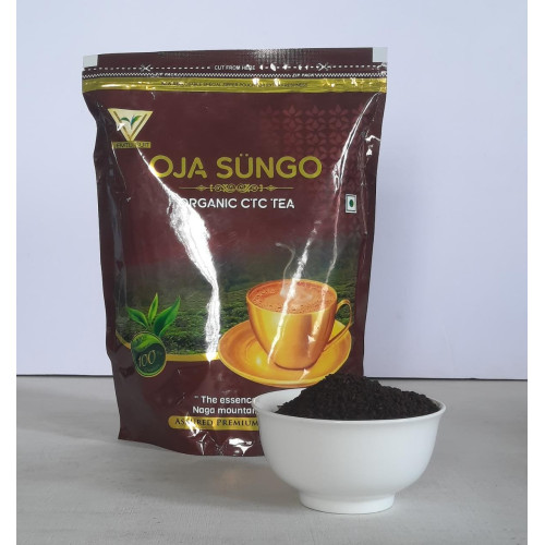 Premium Black tea leaves 500gm Organic CTC Tea - Oja Sungo