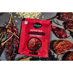 Roasted king chilli chutney pack of 5 - Oyan foods