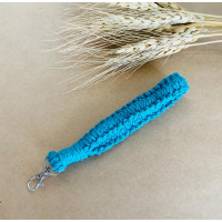 Blue Twirl macrame Handmade key holder - SA Craft