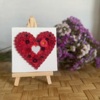 Heart Prowess quilling art - Artsy Galore