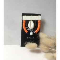 Handcrafted Naga Badge for Men with cowrie shell - Zinyu's Craft Design